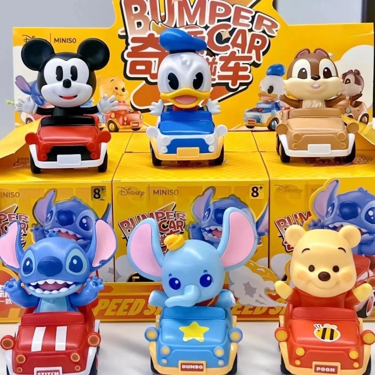

MINISO Miniso Funny Bumper Car Stitch Toy Car Baby