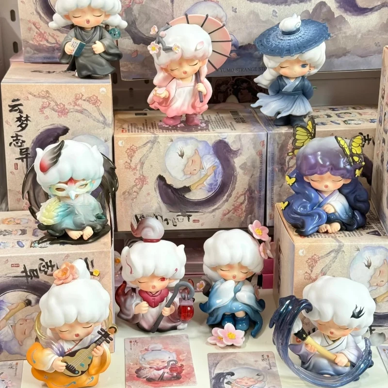 

YUMO Yunmeng Zhiyi Blind Box YUMO Action Figure Mystery box Chinese Style Anime Doll Surprise bag Pendant Statue Collectible Toy