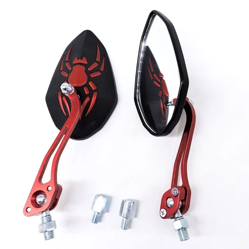 1 Pair Universal Motorcycle Rearview Mirror Modification Spider Mirrors Reflector Bicycle Motorbike Accessories For Honda Yamaha