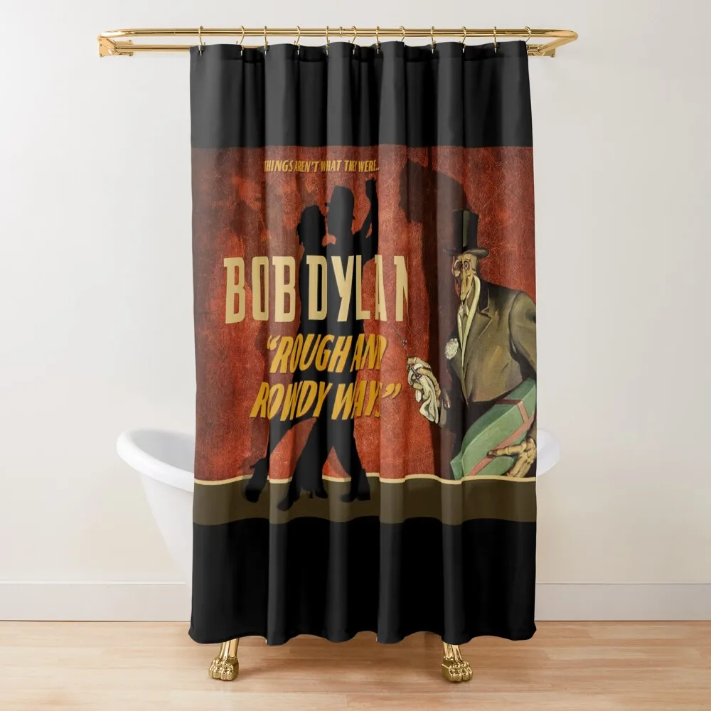 

ROUGH AND ROWDY BOBDYLAN 2023, занавеска для душа, современный аксессуар, ванная комната, аниме, душ, тканевая занавеска для душа, ванная комната