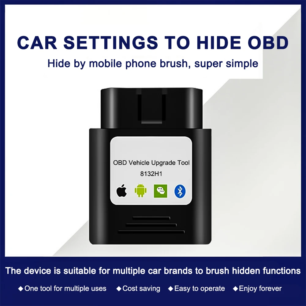 Ambient Light OBD Coding For Mercedes-Benz A/B/C/GLC/GLA/GLB/CLA Class For Audi A3/A4L/A5/A6L/A7/A8L/Q2L/Q3/Q5/Q5L/Q7/S3/S4/S5