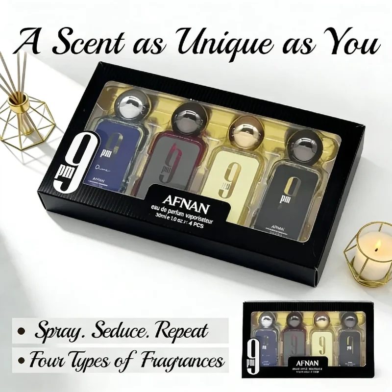 

4*30ML Eau De Parfum Set for Men & Women Arabic Long Lasting Perfume Cologne Pheromone Fragrance Gift Box Eau De Toilette Spray