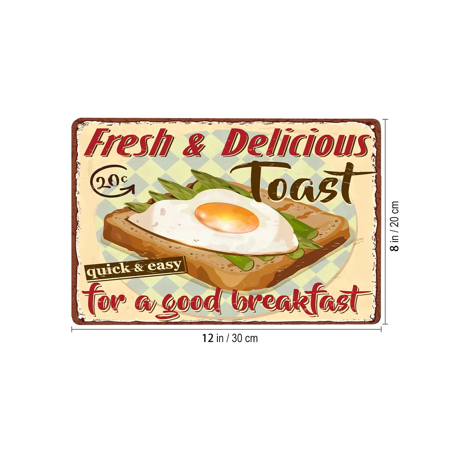 Lesiker Made Bakeries Tin Sign, Bagel Aways Fresh and Tasty  Home Decor Tin Sign Retro Metal 12