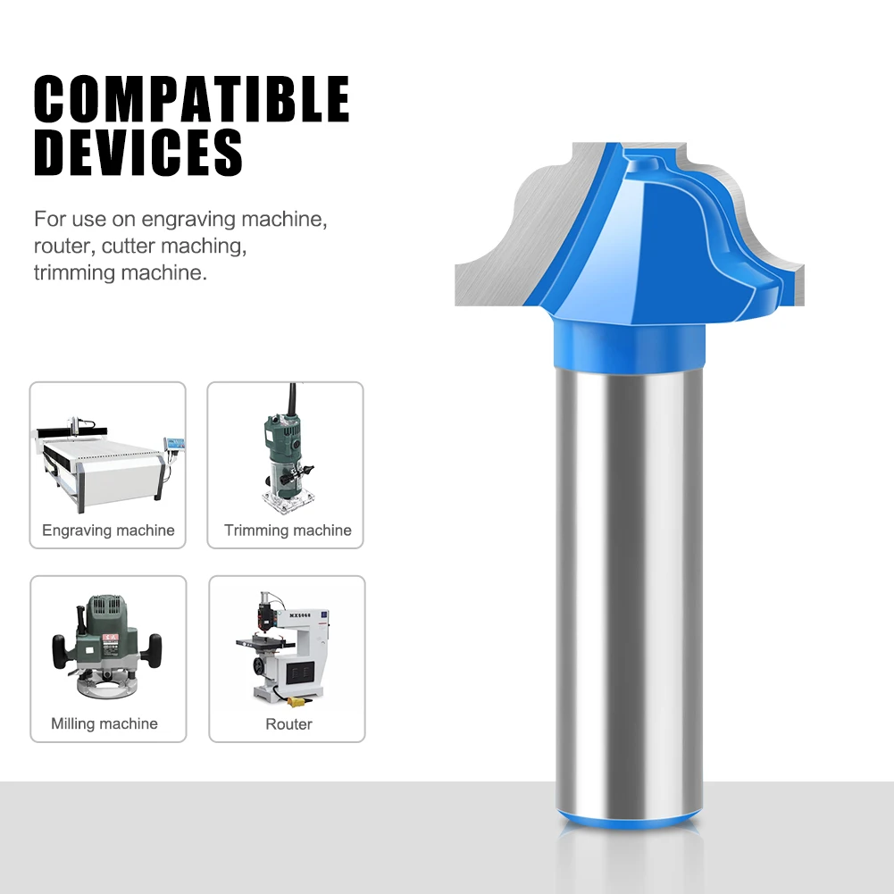 1pc 12mm 1/2 "Schaft Doppel S-typ Linie Router Bit Schrank Tür Panel Form Linie router Bit Trimmen Maschine Fräsen Router Bit
