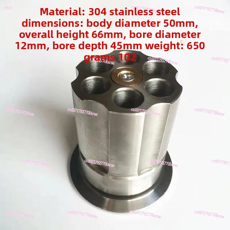 304 Stainless Steel Metal Bearing Rotating Revolver  Insert Desk Play Multi-function Thickened Pen Holder