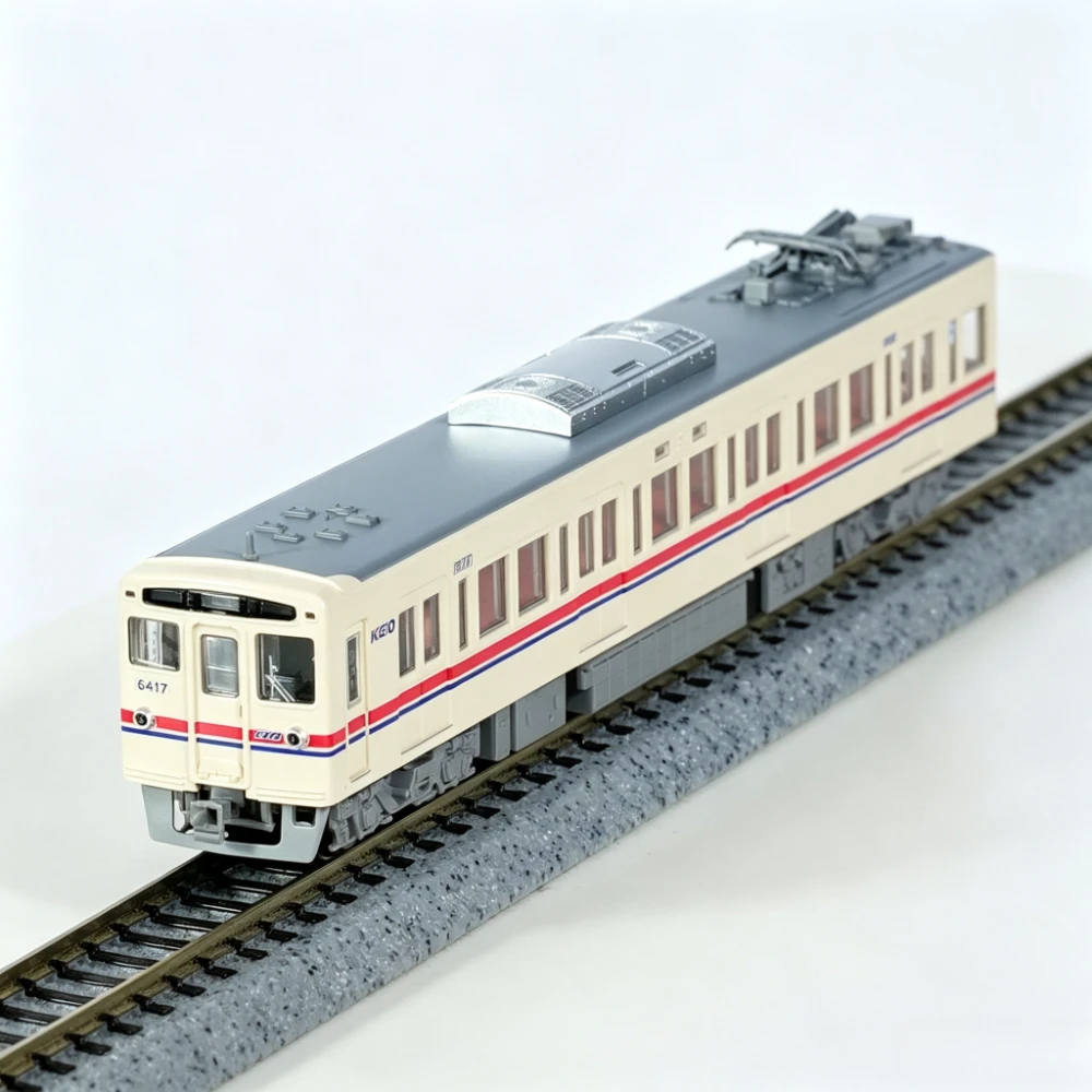 N Scale 1/160 Train Model A7062 Keio Series 6000 6417F New Livery Version 1 Powered + 1 Dummy 2 Car Set Adult Toy Gift