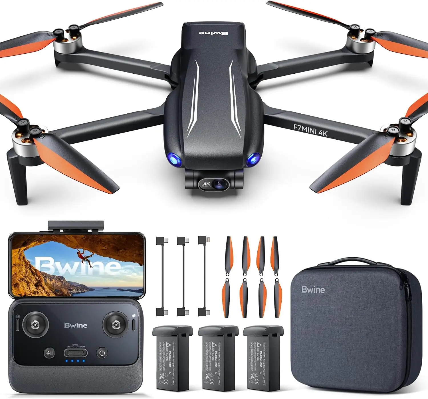 Drone Camera Adults Capture 4K Video 8K Photo 3 Axis Gimbal