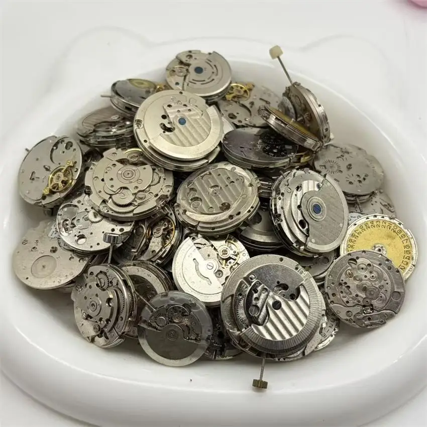 Beginner Watch Movement Practice Non-Functional Accessory Disassembly Research Random Style Old Movement Simulation for Learning