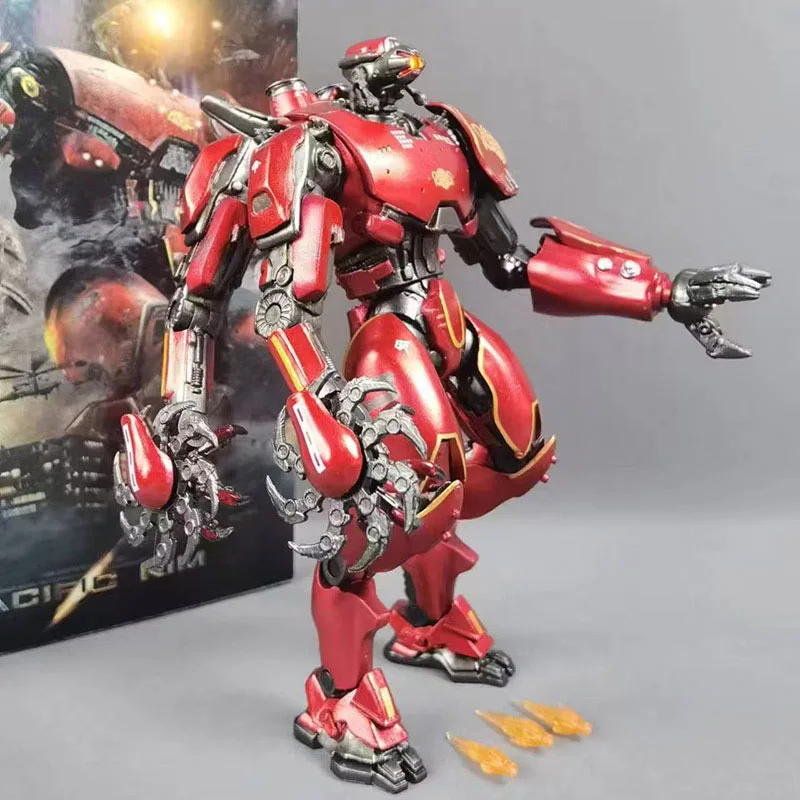 Figurka akcji Pacific Rim Mecha Model Crimson Typhoon Film Pacific Rim Figuras 18cm Kolekcja Ruchoma Figurka Model Prezent dla Dzieci