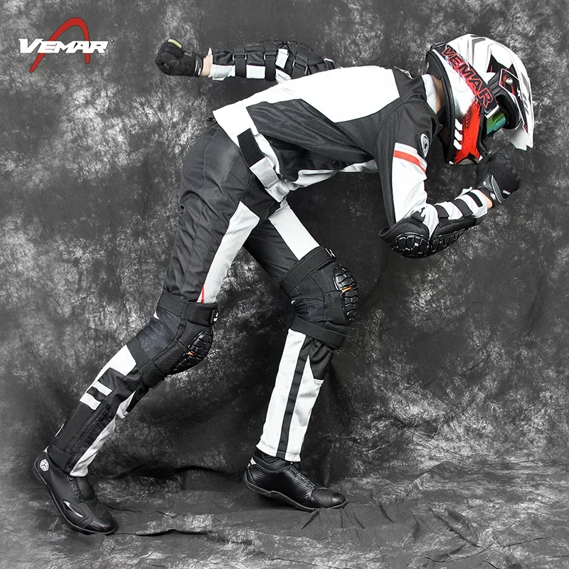 New Motorcycle Protective Kneepad Motorcycle Sports Racing Protective Motocross Knee Guards Men Racing Moto Elbow Knee Protector