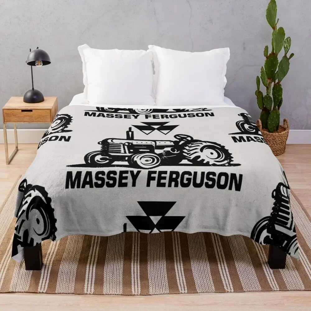 

Massey Ferguson Tractors Throw Blanket All Weather Soft Throw Blanket for Sofa