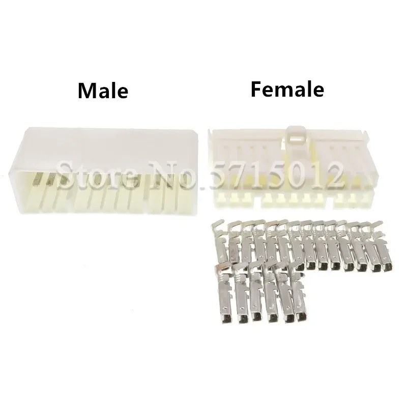 20 حفرة 174952-1 368511-1 أنثى ذكر السيارات السيارات PCB موصل كابل كهربائي المقبس السيارات
