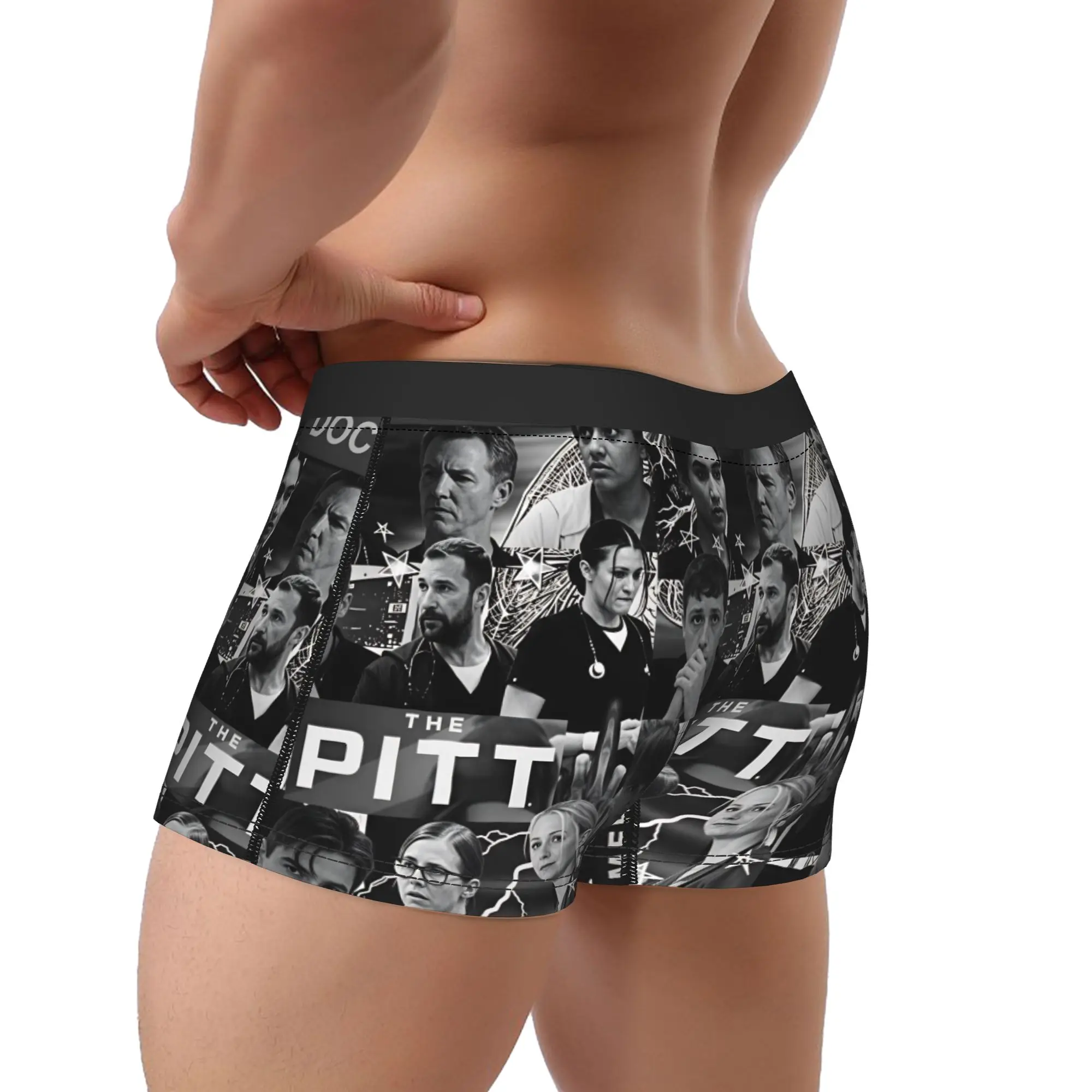 The Pitt Dr. Jack Abbott Underwear  Male Panties Custom DIY Sexy Soft Boxer Shorts Quality Boxer Brief Plus Size