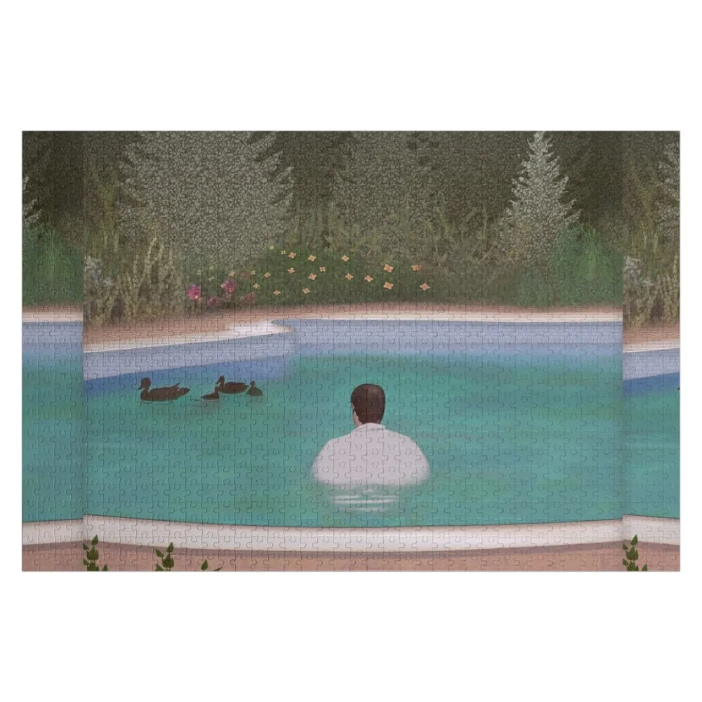Him, with those ducks.. Jigsaw Puzzle Custom Wood Customized Photo Jigsaw For Kids Custom Gifts Puzzle