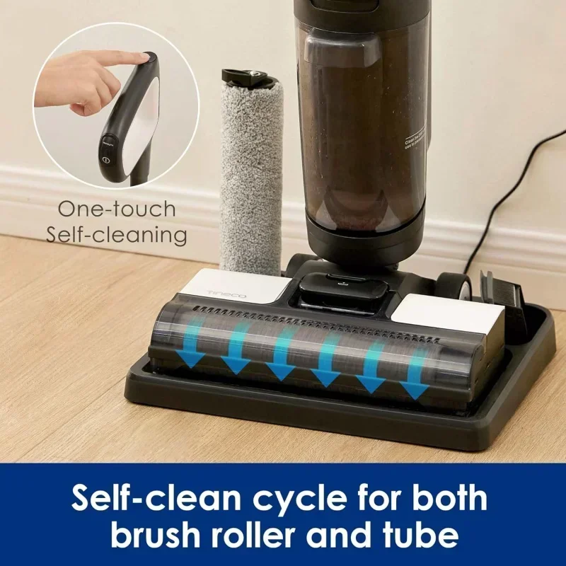 QWTTinecoe Floor ONE S3 Breeze Cordless Cleaner,Lightweight Wet Dry Vacuum Cleaner for Surface Cleaning with Smart Control Syste