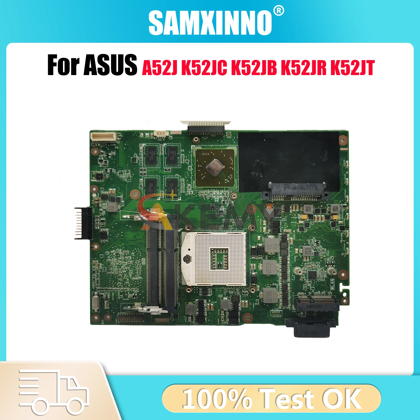 

K52JR Материнская плата для ноутбука ASUS K52JC K52JB K52JE K52JV K52JR K52J K52JT K52JU A52J Материнская плата для ноутбука 100% тест ОК быстрая доставка