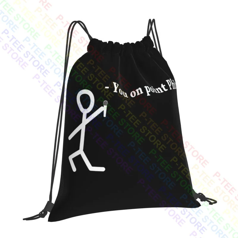 On Point Phife Tribe De La Quest Love Roots Hip Hop,Phife Dawg,Dilla Drawstring Bags Gym Bag Cute Gymnast Bag