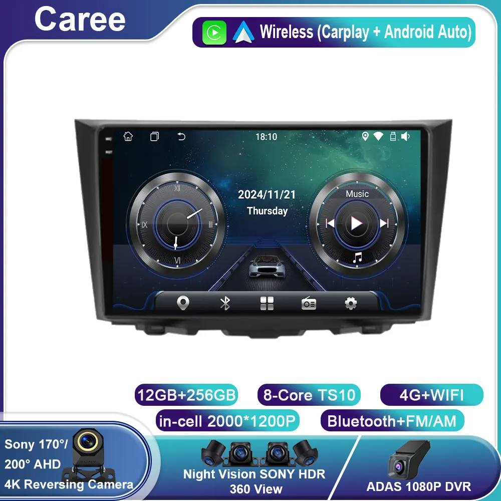 

Android 14 авто радио для Suzuki Kizashi 2009 2010 2011 2012 2022 2023-2015 4G WIFI автомобильный мультимедийный плеер Carplay GPS DSP QLED