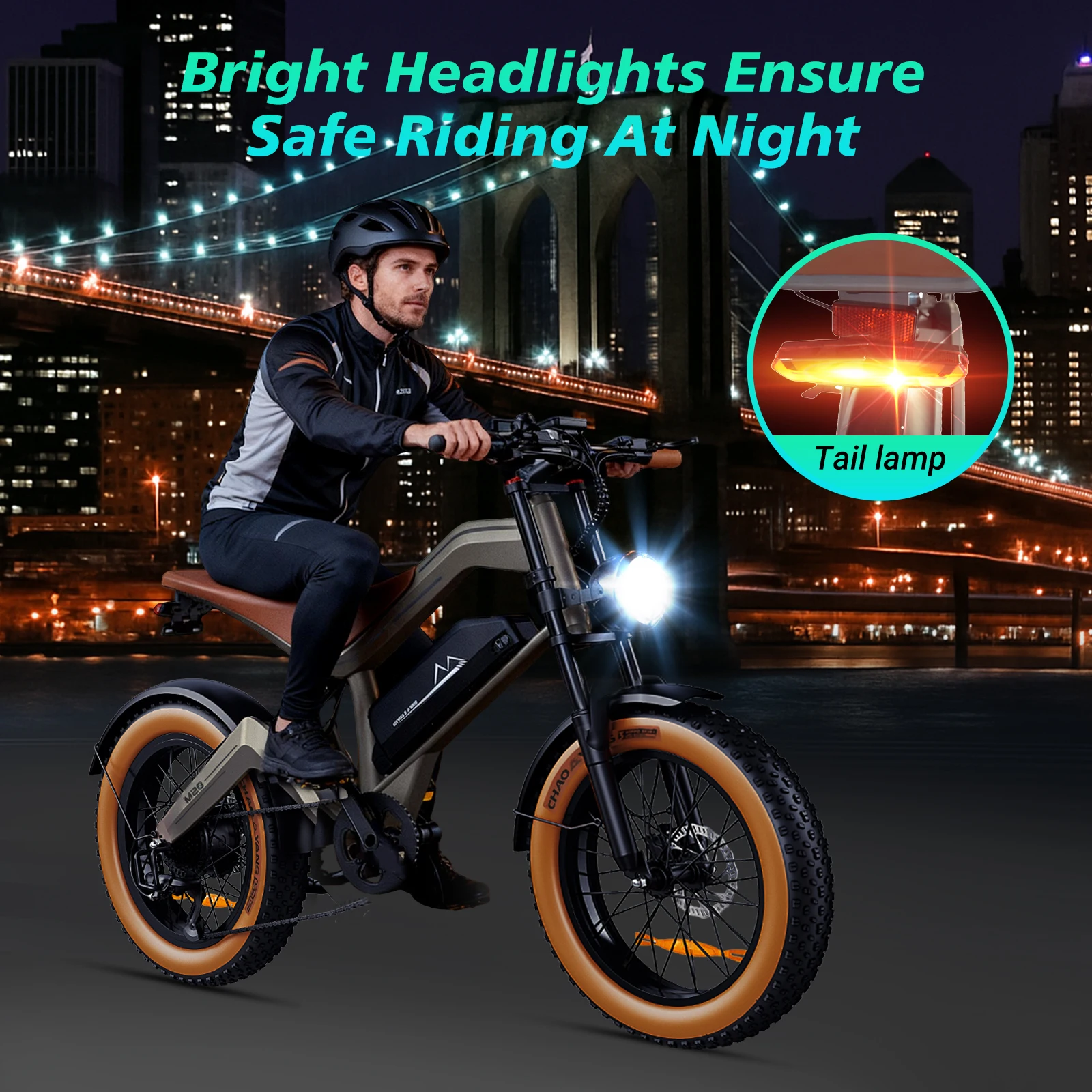 M20 Electric Bicycle 48V18.2Ah 1000W 20"x 4.0" Fat Tires All Terrain 7 Speed Gear 55km/h Max Speed For Adult Electric Bike - AliExpress 18 M20 Electric Bicycle 48V18.2Ah 1000W 20"x 4.0" Fat Tires All Terrain 7 Speed Gear 55km/h Max Speed For Adult Electric Bike - AliExpress 18