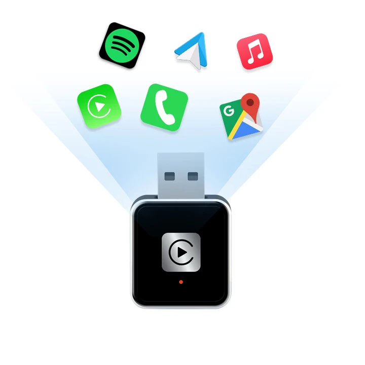 

For Audi Toyota Mazda Nissan Chevrolet Suzuki Subaru Kia Ford Opel Skoda CarPlay Android Auto Box Dongle Wired To Wireless