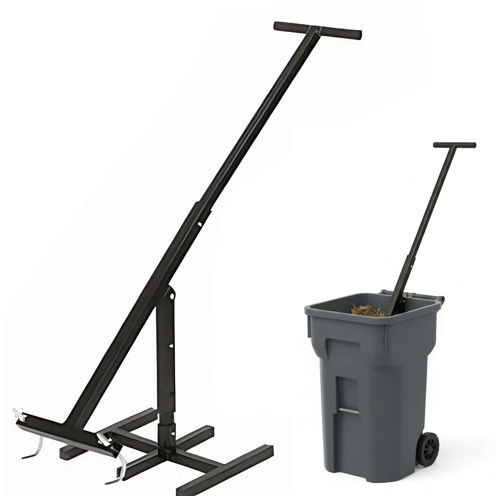 

Manual Waste Compactor Rust Proof Waste Recycling Manual Tools Compacting Trash Can Tool for Kitchen and Fast Food Restaurant