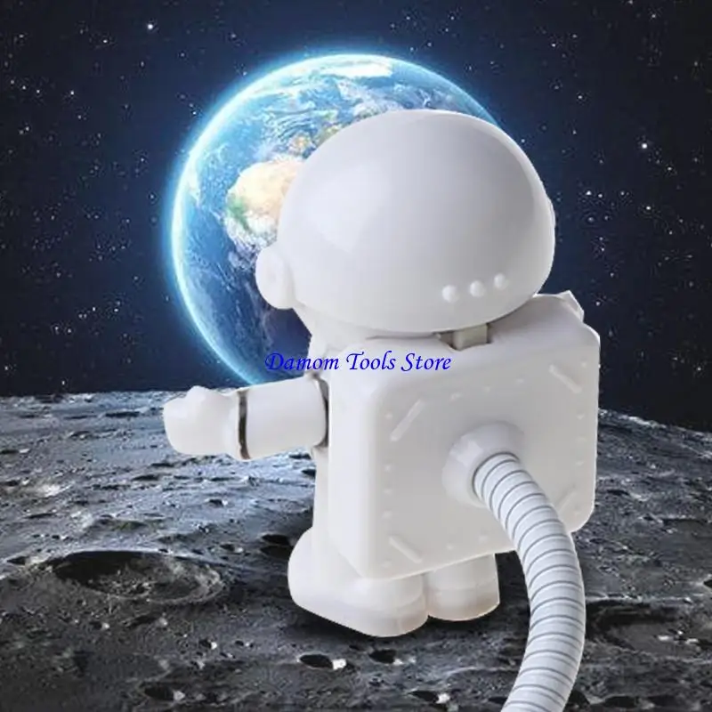57BE Astronaut Reading Desk Lamp 5V LED Light For Computer PC Lighting