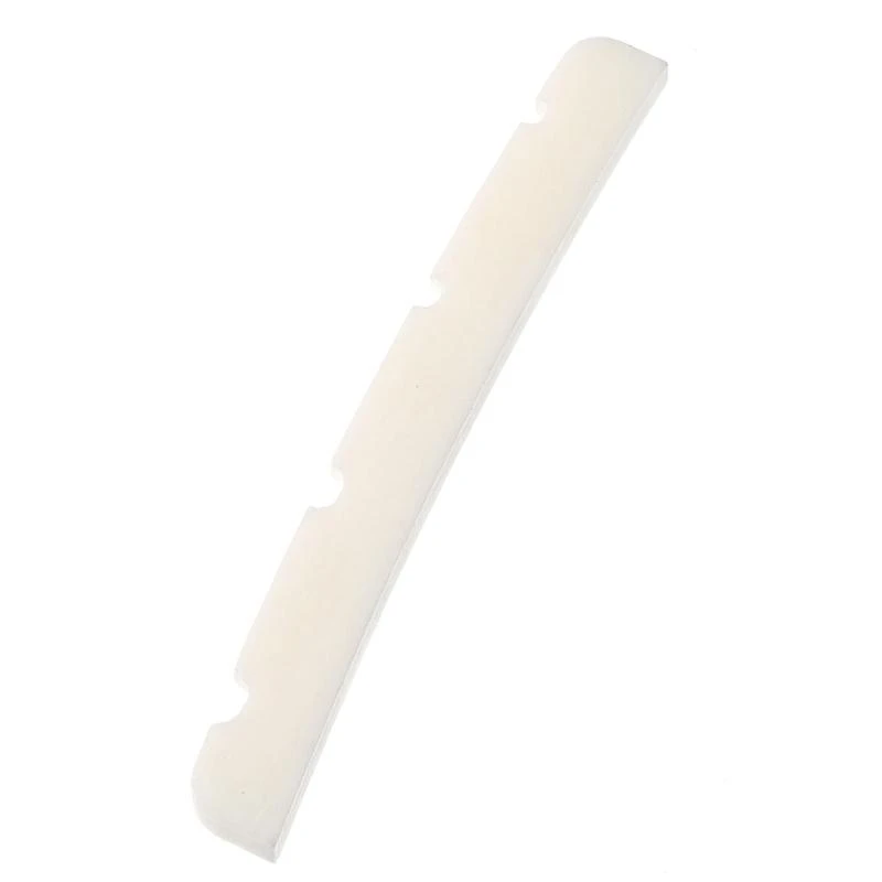 Guitar String Nut, 4 Strings Guitar Nut Bone Guitar Bass Slotted Nut Accessory for Electric Guitar Bass Slotted Nut