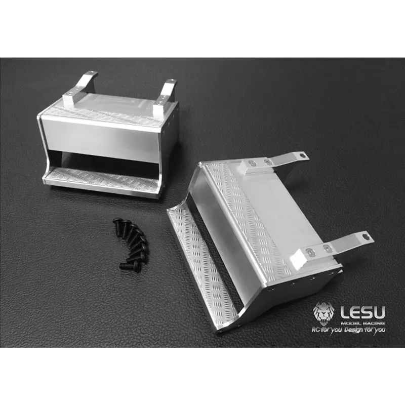 Lesu Metal Tool Box For 1/14 Tamiyaya King Haulery RC Tractor Truck Car 2Pcs TH02296