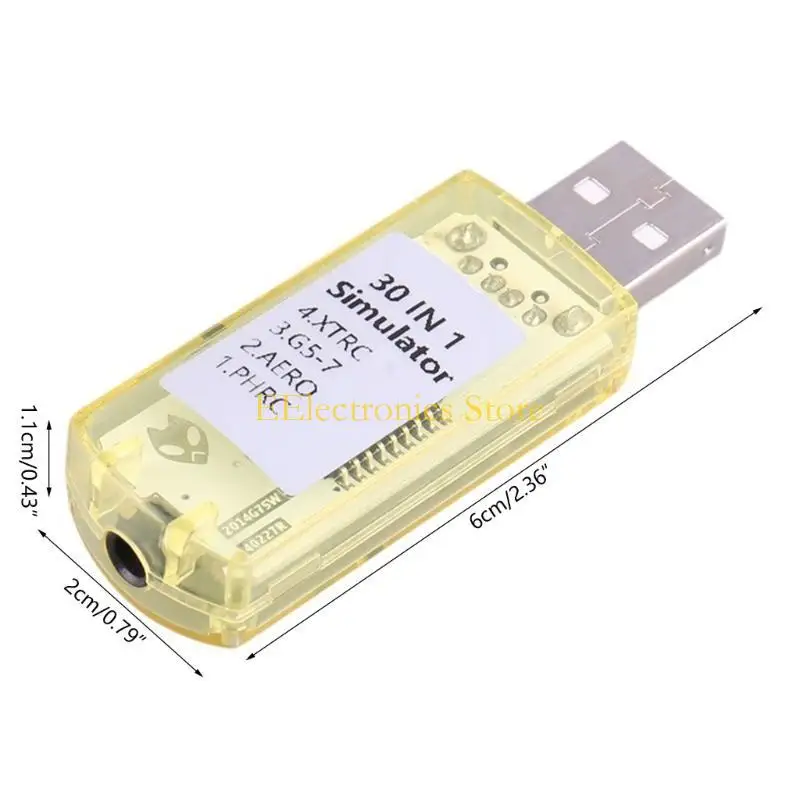 B03C 22 في 1 كلب تشفير USB محاكي للطائرات ذات الأجنحة الثابتة التي يتم التحكم فيها عن بعد #6