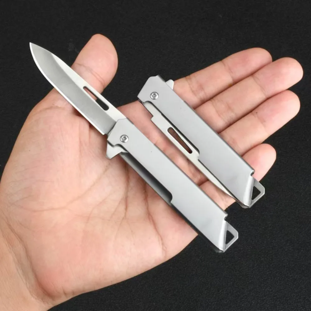 

Folding fruit, household peeling, outdoor convenient folding knife, express delivery, unboxing knife