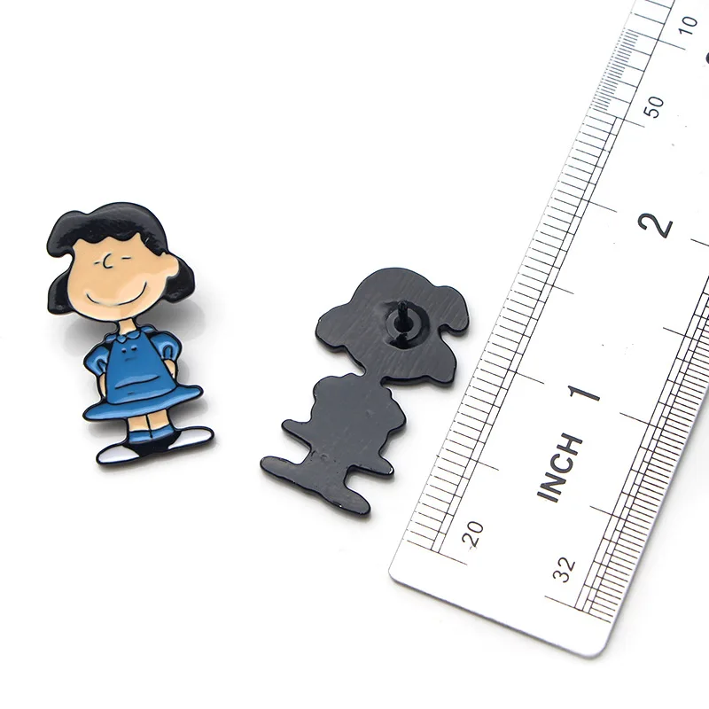 Snoopy Charlie 'S Familie Emaille Broche Metaallegering Acryl High-End Japanse Cartoon Schattige Reversspeld Anime Corsage Sieraden Badge