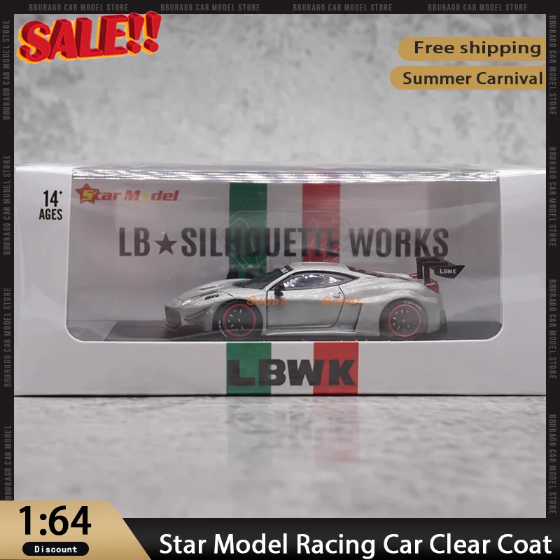

Модель звезды 1:64 458GT LB, широкий комплект, стильный силуэт, гоночный автомобиль, прозрачное покрытие, спортивный автомобиль, коллекционная игрушка-дисплей, подарок