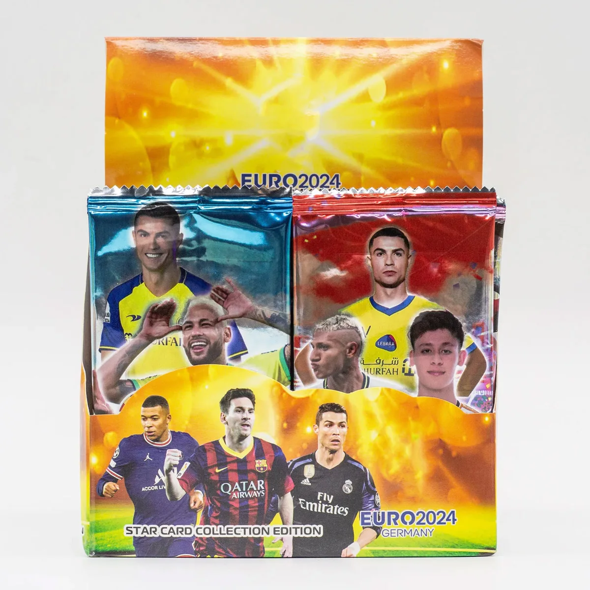 FIFA 2024 Soccer Trading Card Flash 288pcs Sports Fans Football Star Cards Shining Card TCG Board Game Toy Collect Kids Gifts