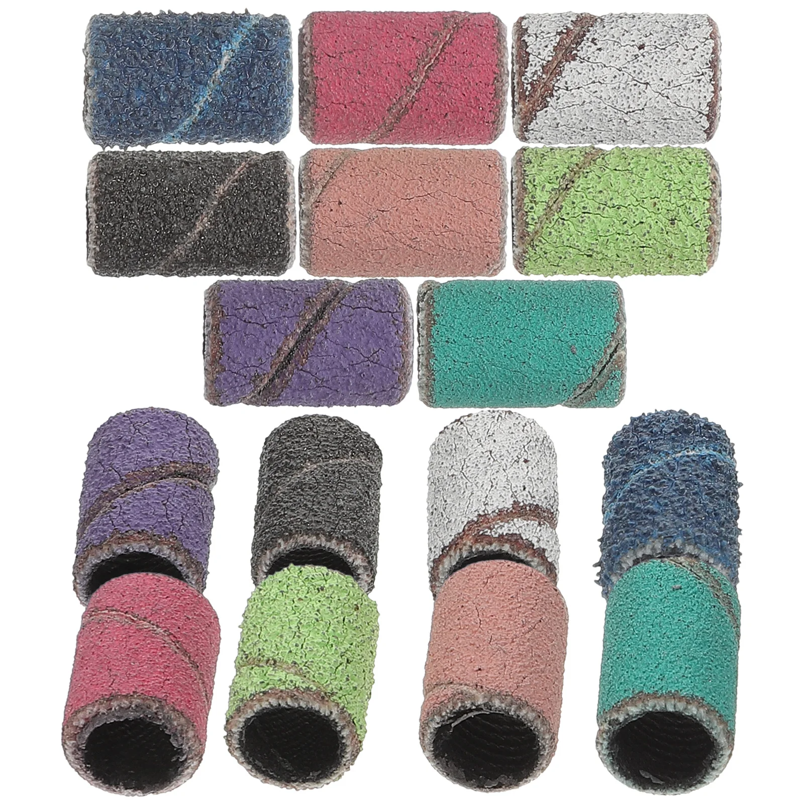 1 صندوق مسمار الحفر الرملي العصابات قسط صلابة عالية تلميع خواتم ل مانيكير التلميع تشكيل هلام مزيل طلاء الأظافر مسمار الفن #5