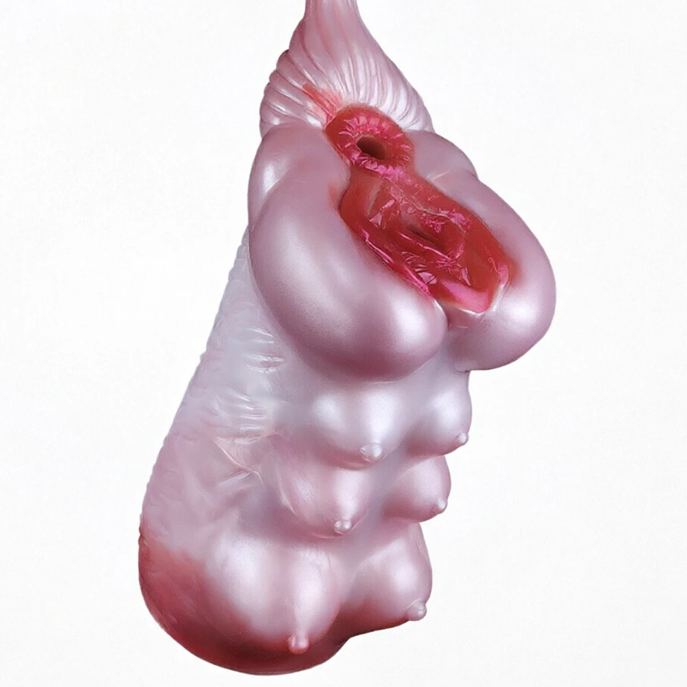 YOCY Fantasy Male Masturbator Dual Channel Animal Pussy Adult Sex Toys Penis Massager Sex Product Fetish Fantasy Stroker 18+
