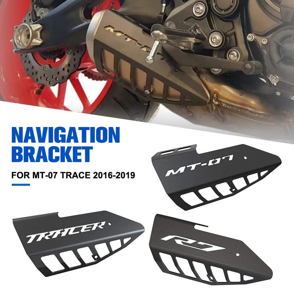

FOR YAMAHA MT-07 TRACE 2016-2017-2018-2019 Motorcycle Exhaust Pipe Heat Shield Cover Muffler Protector Guard Accessories MT07