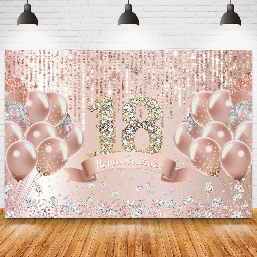 خلفية لحفلات أعياد الميلاد 16th حلوة للأطفال زينة حفلات أعياد الميلاد 16th 18th خلفية للحلوى لصور حفلات أعياد الميلاد