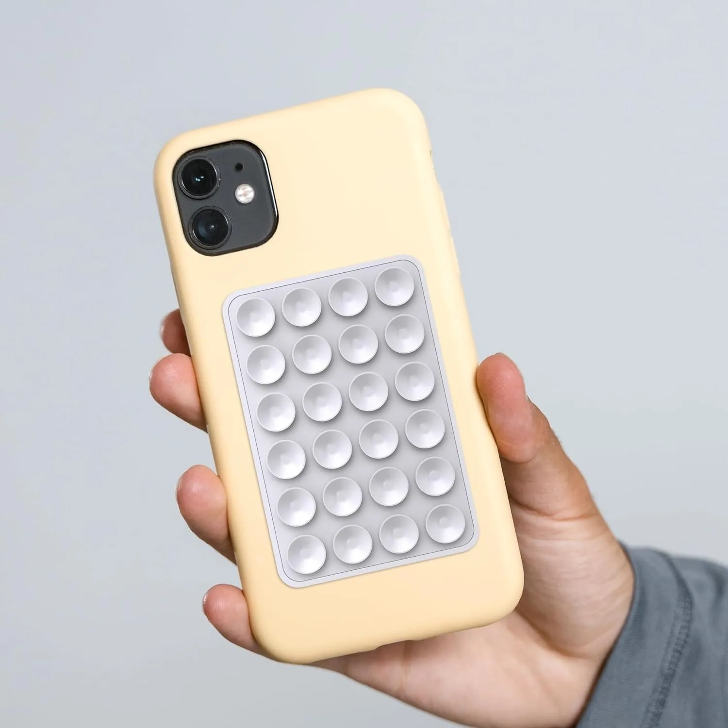 

Утолщенный силиконовый модный держатель для телефона на присоске, многофункциональная настенная подставка на присоске, квадратная противоскользящая подставка для всех держателей для телефона