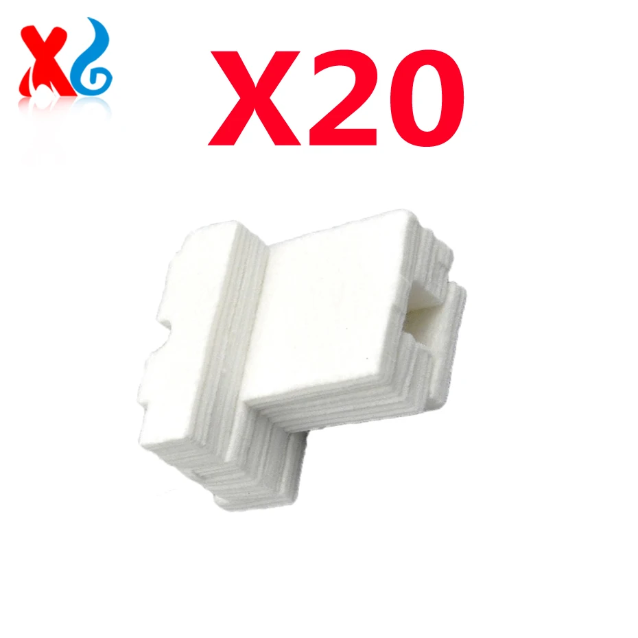 

20 комплектов пористых губок для отсеков отработанных чернил T04D1 для EPSON L4150 L4160 L4168 ET 2700 2750 2756 2760 4750 L6168 L6178 L6198 WT2860DWF