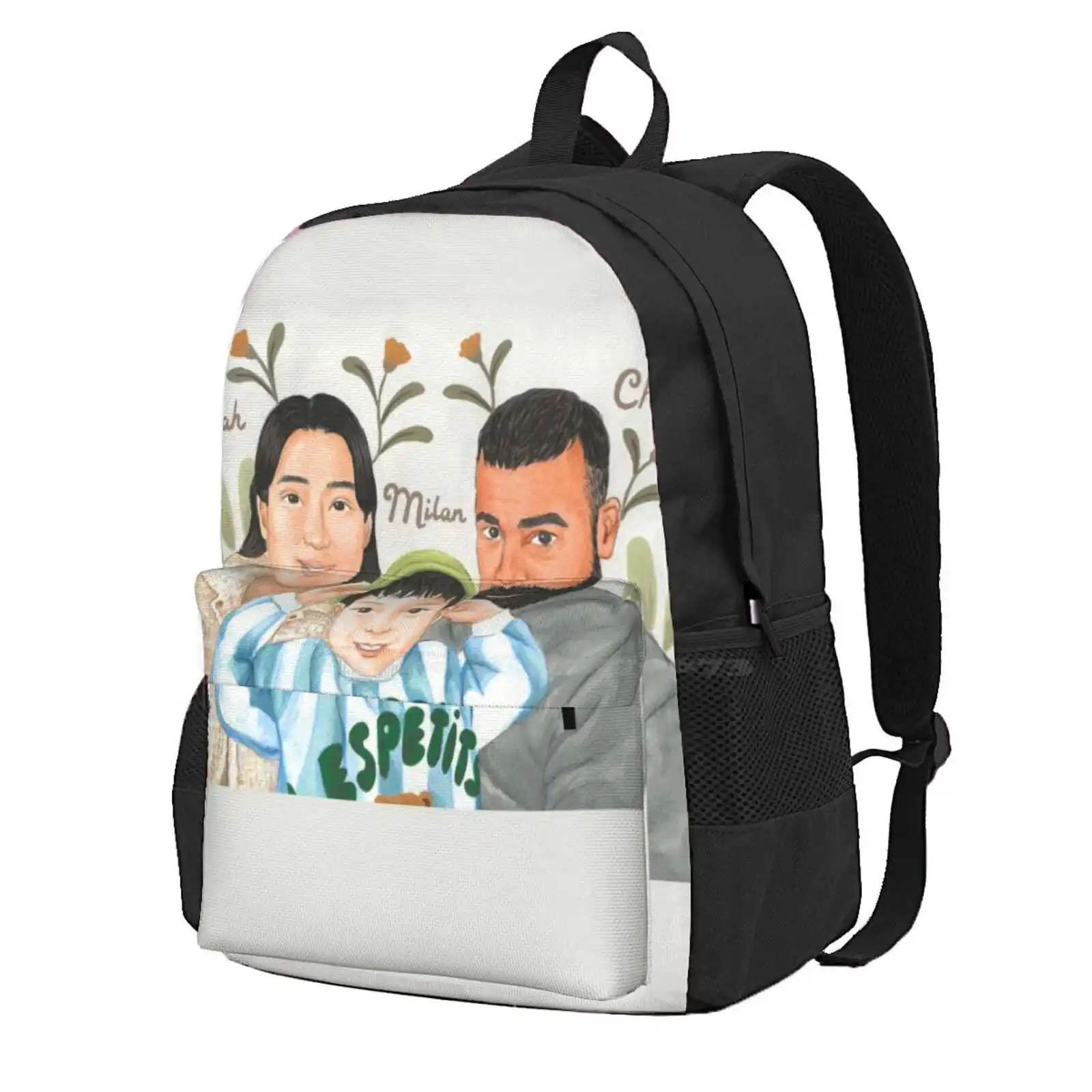 Sarah Milan Charlie Hot Sale Schoolbag Backpack Fashion Bags Family Couple