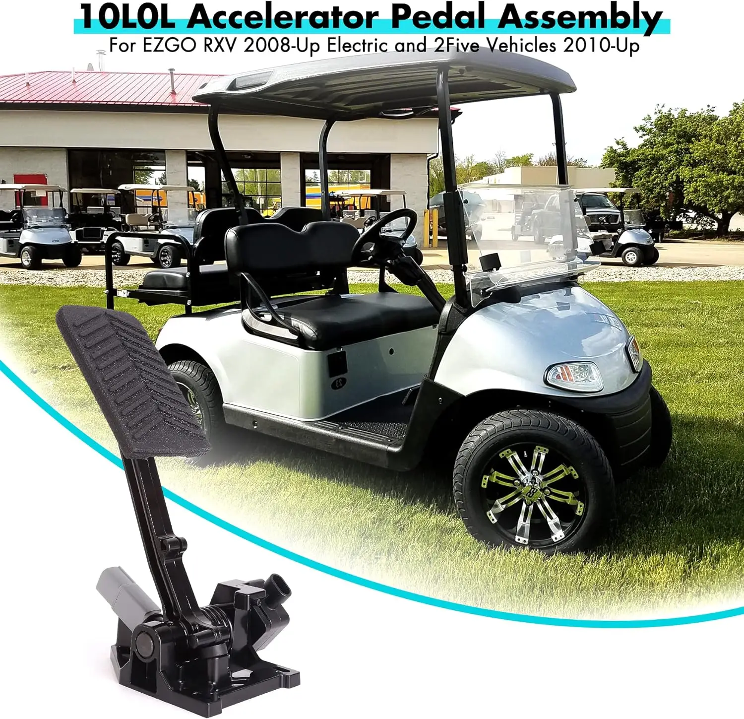 스로틀 페달 어셈블리, Ezgo Rxv 및 2 5 전기 골프 클럽, Oem 626138, 604692, 610315 671889