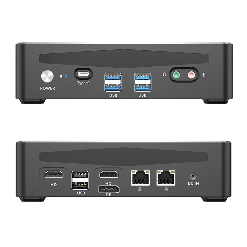 Potente computer desktop con display triplo Core i9 13900H i7 13700H Windows 11 Pro DP/HDMI/USB-C, supporto doppia LAN 8K/4K
