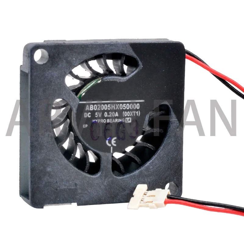 

AB02005HX050000 2cm 20mm Blower Fan 20x20x5mm DC5V 0.20A Miniature Ultra-thin Side Blowing Small Turbo Cooling Fan