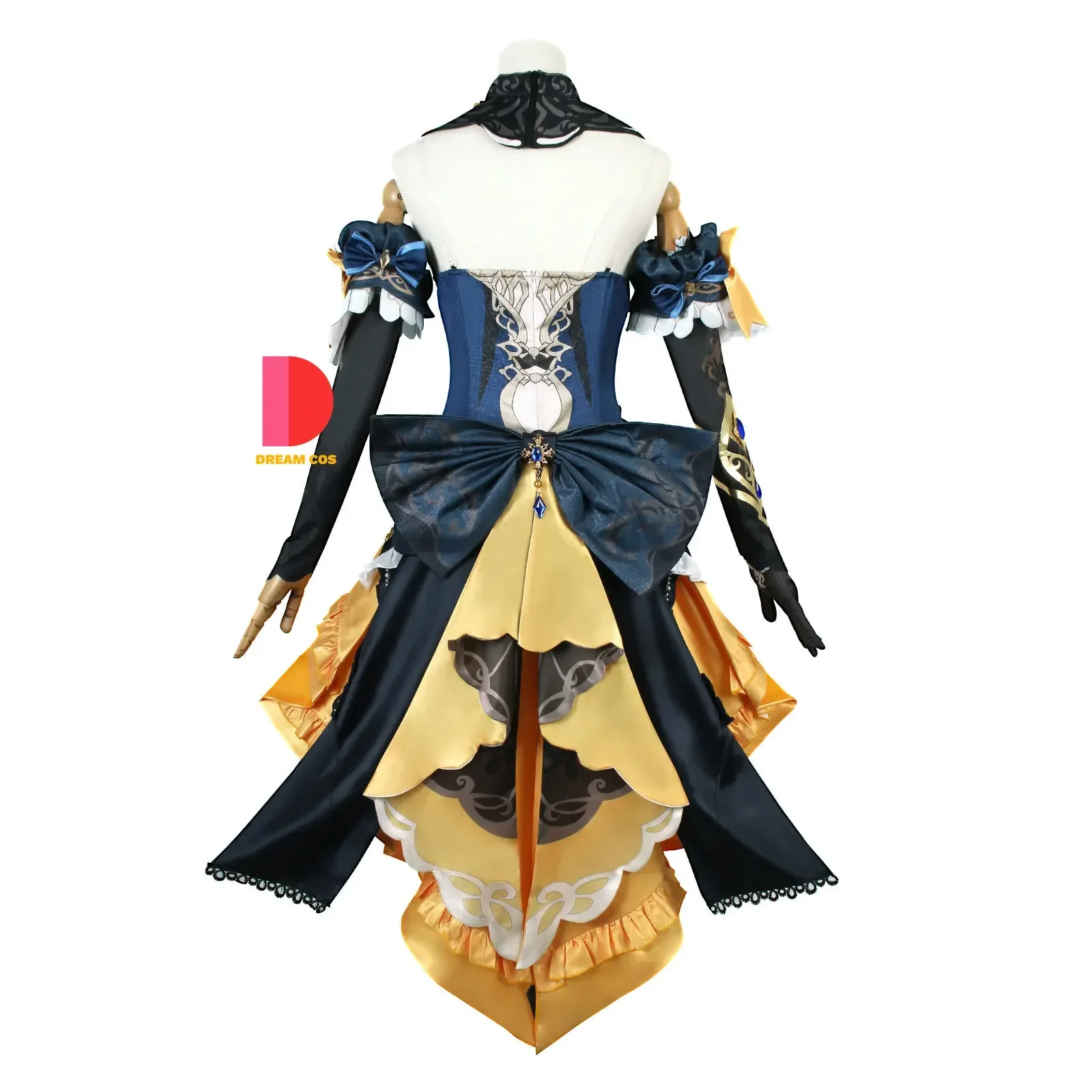 Genshin Impact Navia Cosplay Traje, Jogo Sumeru, Anime C-Suit, Roupa Personagem 2D, Oceano Azul, Pesquisa Quente, Moda Popular, Tendência