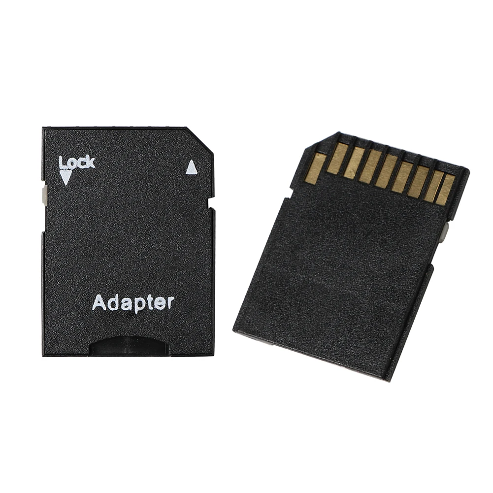 10 Uds Microsd Mini lector de tarjetas TF tarjeta Micro SD a adaptador convertidor de tarjeta SD adaptador pequeño para la mayoría de los tarjetas Micro SD 2