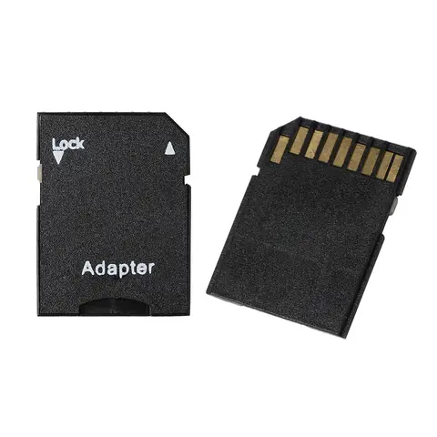 10 st MicroSD Mini TF-kortläsare Micro SD-kort till SD-kortkonverteringsadapter liten adapter för de flesta eller Micro SD-kortadapter 10 best sales Sandisk-kortläsare - №4