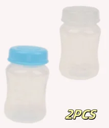 2PCS 180ml Breast Milk Storage Bottle Wide Neck Infant Newborn Food Freezer Fresh Cup Breast Milk Storage Bottle