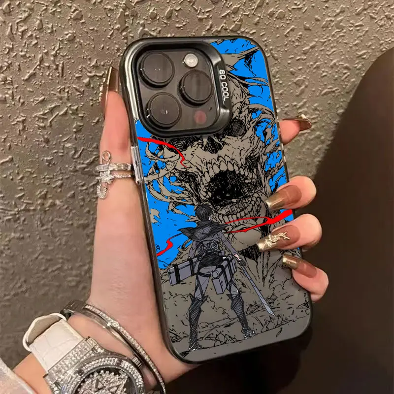 Микаса Акерман ATTACK ON TITAN Аниме Coque для Apple iPhone 17 Air 16e 16 14 15 13 11 Pro Max 16 Plus 12 17Pro Чехол для телефона