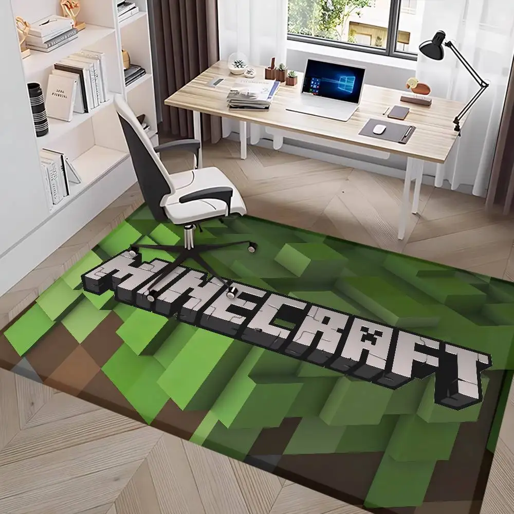 Sandbox Game M-Minecraft Room Mats Retro Multiple Choice Living Room Kitchen Rug Non-Slip Welcome Rug