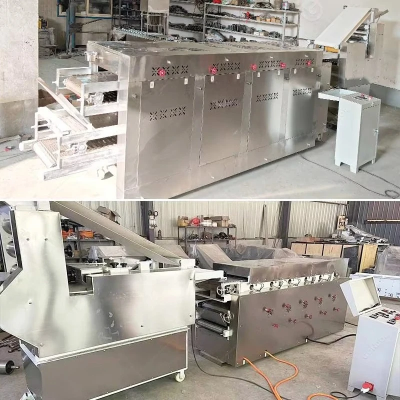 Automated Lebanese Pita Production Line Customized Full Automatic Arabic Bread Making Machine for Bakery